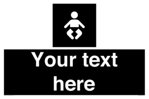 Custom information: black panel baby change